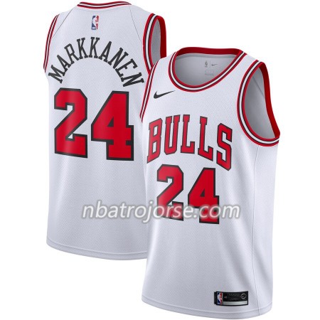 Män Chicago Bulls Tröja Lauri Markkanen 24 2019-20 Nike Association Edition Swingman